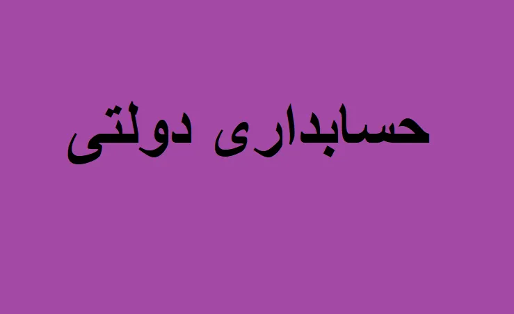حسابداری دولتی 