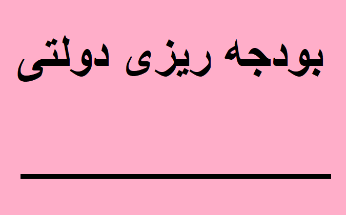 بودجه ریزی دولتی